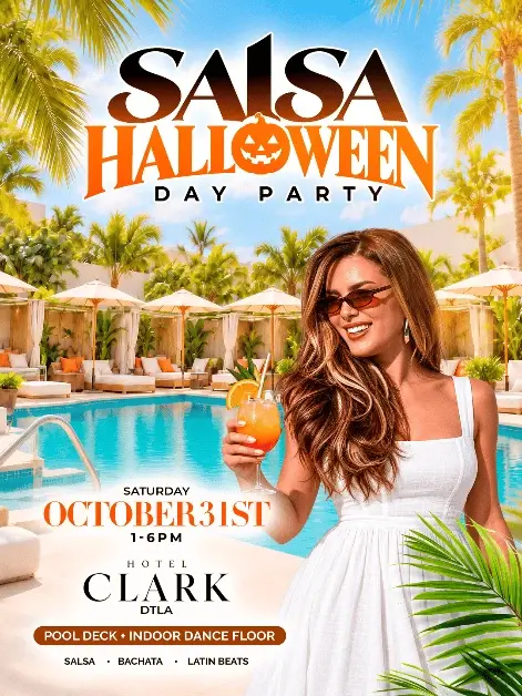 Salsa Halloween Day Party · Fiesta de salsa y bachata en Downtown Los Ángeles