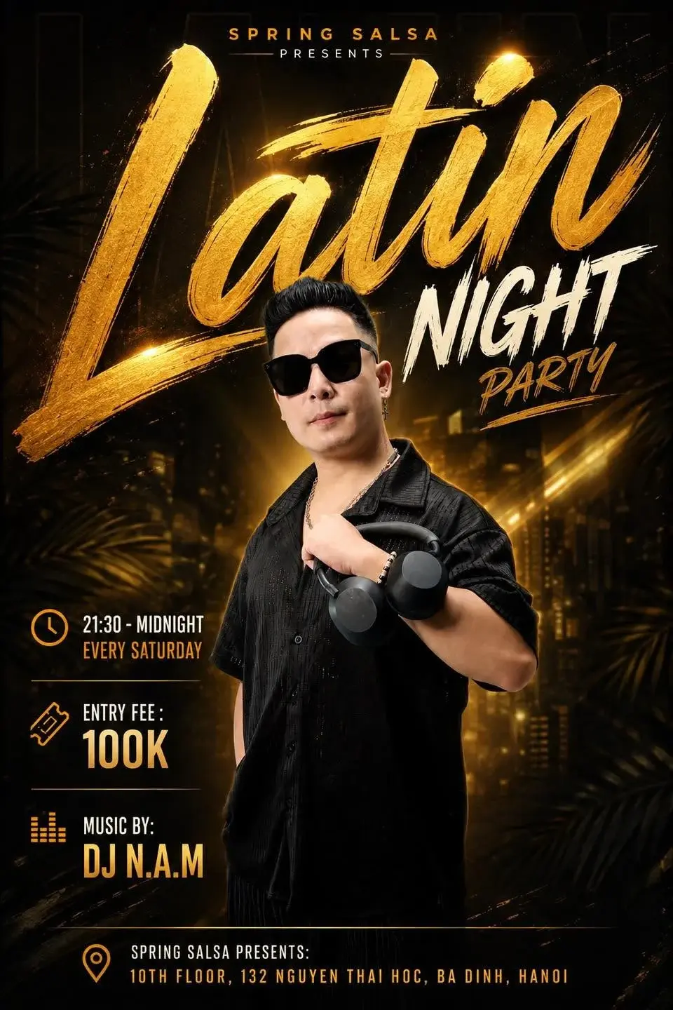 Spring Salsa | Hanoi Salsa & Bachata Latin Night | October 10, 2026