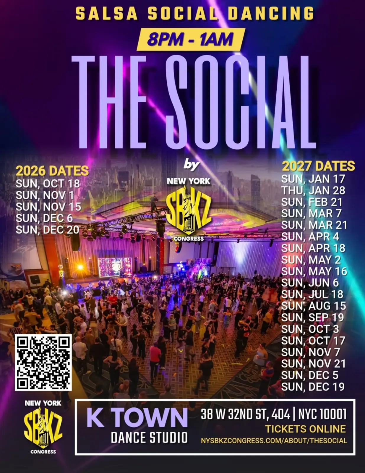 The Social — New York Salsa Social | 2026–2027