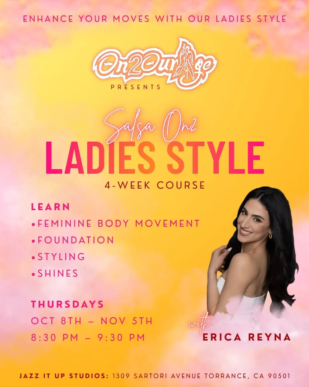 On2ourage Salsa On2 Styling Course — Torrance, California