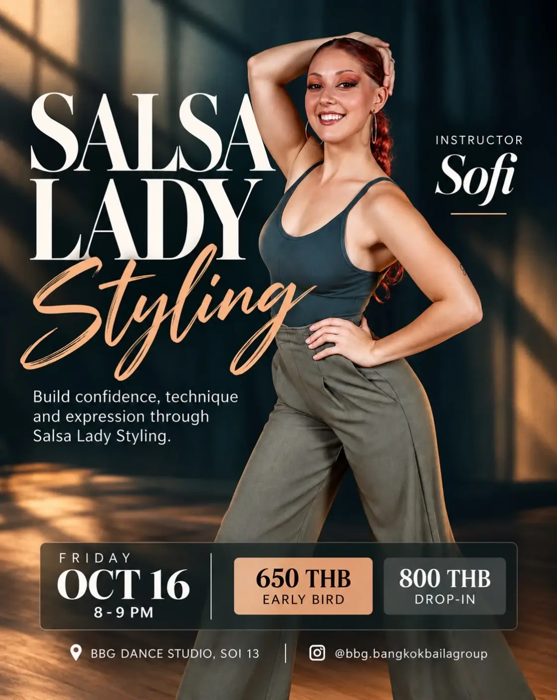 Salsa Lady Styling with Sofi | 방콕 BBG 살사 스타일링 워크숍 | 2026.10.16