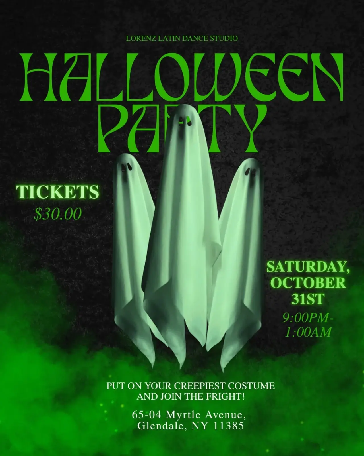 Lorenz Latin Dance Studio Halloween Party — New York Salsa & Bachata Party
