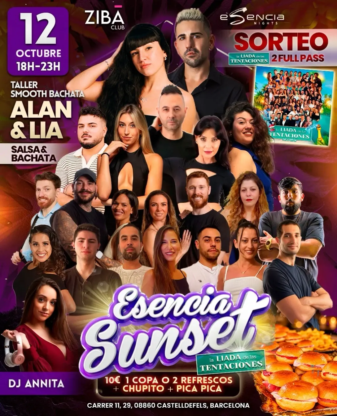 Esencia Sunset — Castelldefels Salsa & Bachata Party