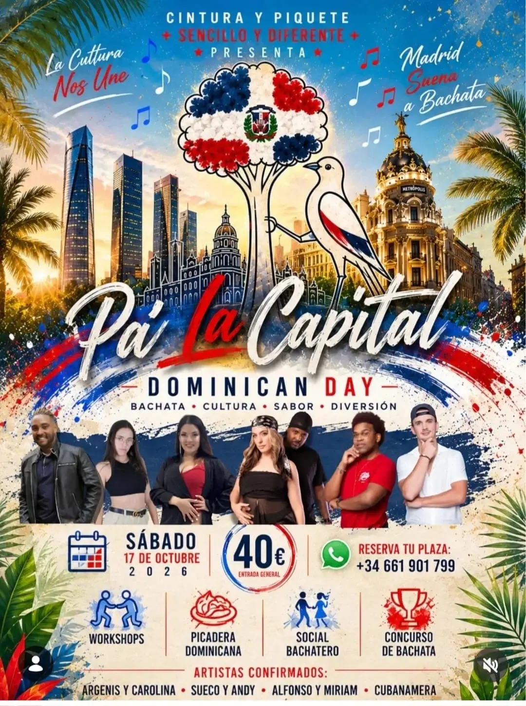Pa’La Capital · Dominican Day — Madrid Bachata Party | October 17, 2026