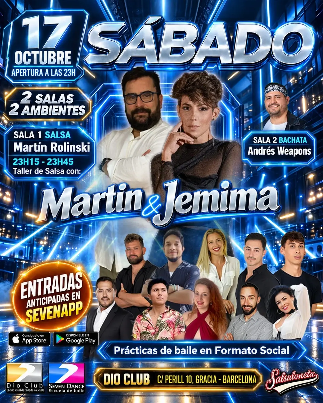 Sábado Salsa Nights & Bachata | Barcelona Salsa & Bachata Party