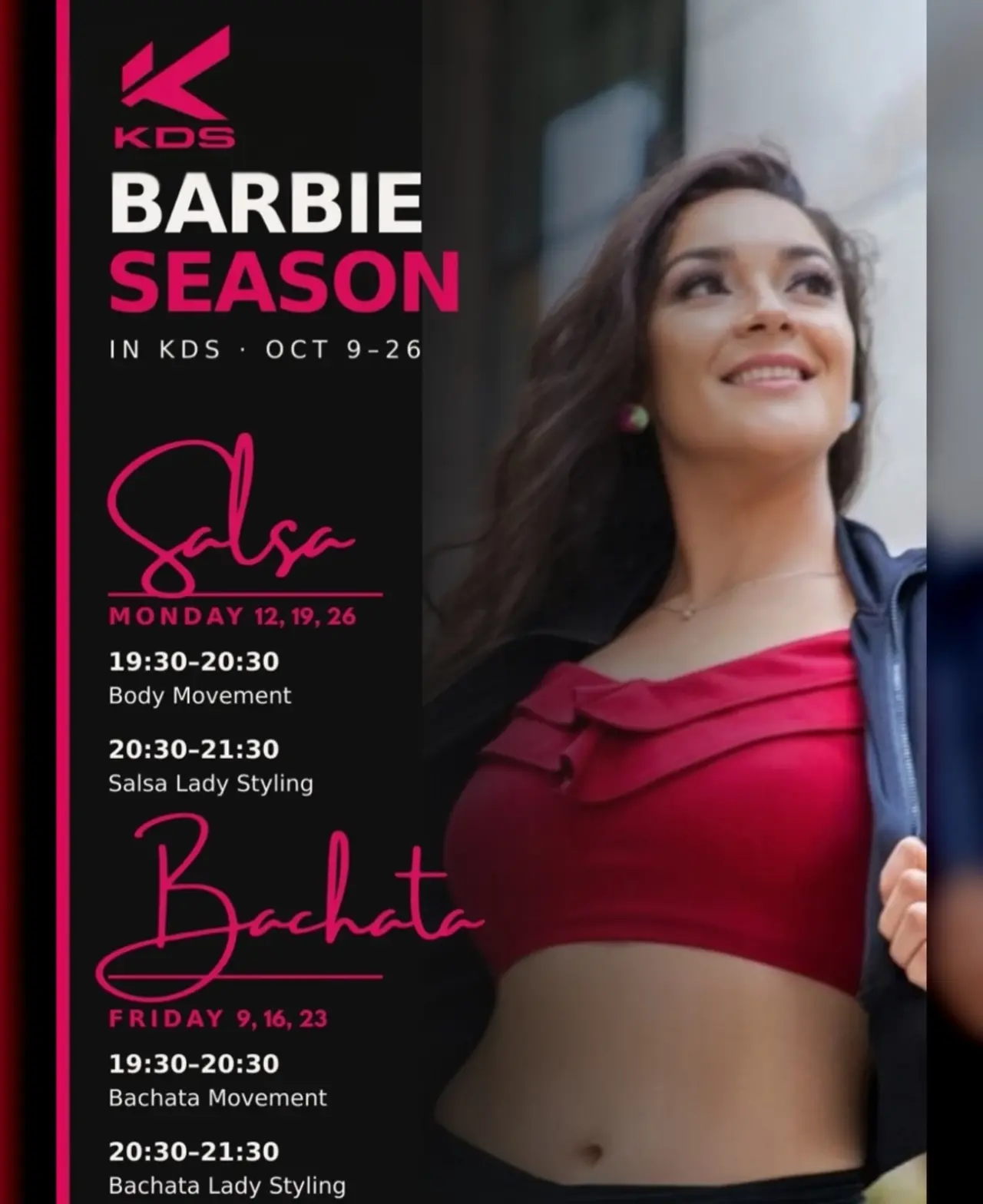 KDS Barbie Season | 상하이 살사 & 바차타 레이디 스타일링 | 10.16·19·23·26