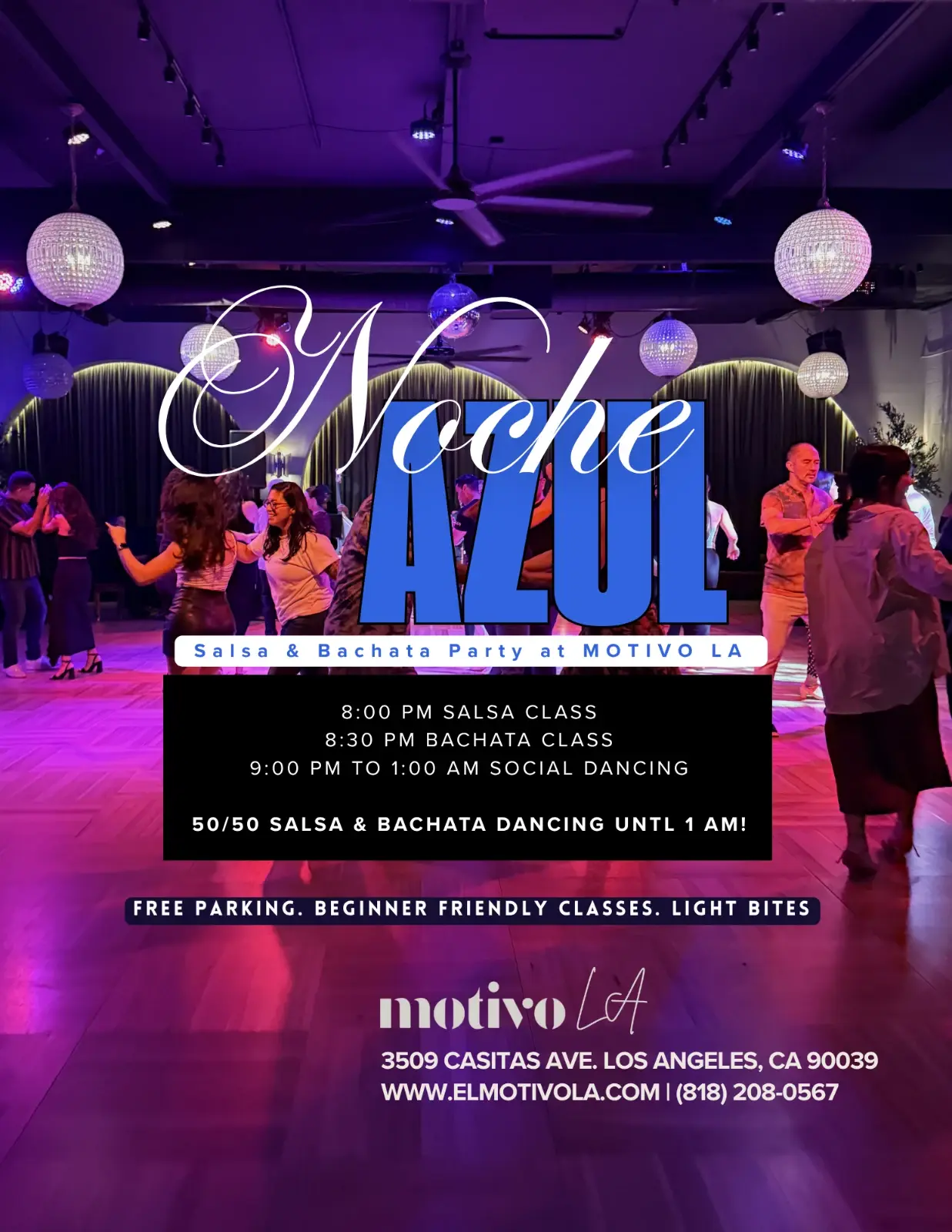 Noche Azul | Los Angeles Salsa & Bachata Social