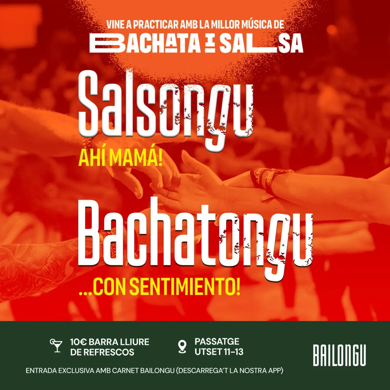 Salsongu–Bachatongu | Barcelona Salsa & Bachata Social at Bailongu | 4 Oct 2026